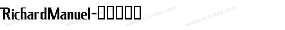RichardManuel字体转换