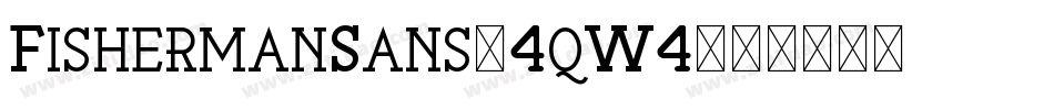 FishermanSans-4qW4字体转换