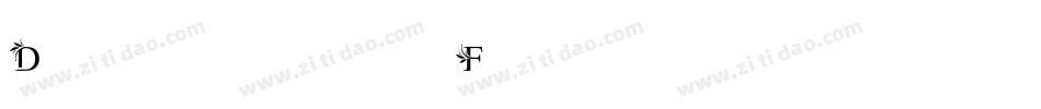 DallianceFlourishes字体转换