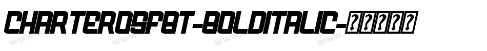 CharterOSFBT-BoldItalic字体转换