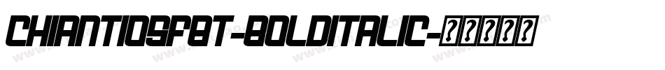 ChiantiOSFBT-BoldItalic字体转换