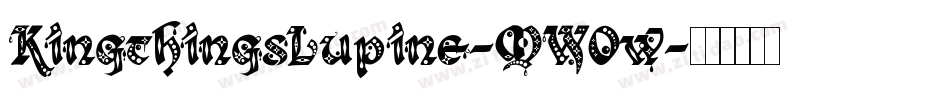 KingthingsLupine-MWOw字体转换
