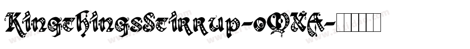 KingthingsStirrup-oMXA字体转换