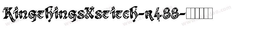 KingthingsXstitch-r488字体转换