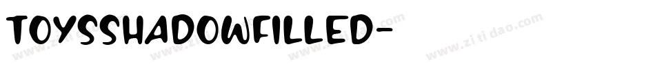 ToysShadowFilled字体转换