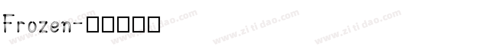 Frozen字体转换