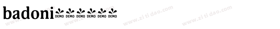 badoni字体转换