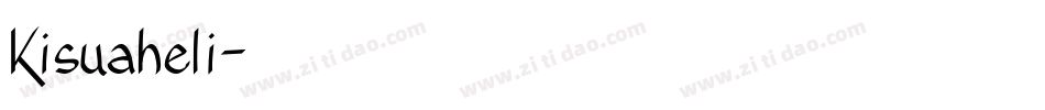 Kisuaheli字体转换