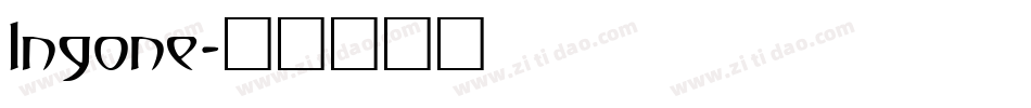 Ingone字体转换