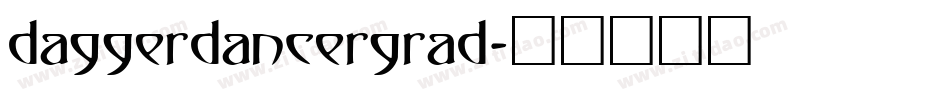 daggerdancergrad字体转换
