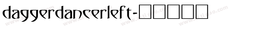 daggerdancerleft字体转换