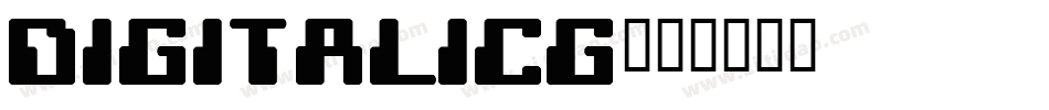 DigitalICG字体转换