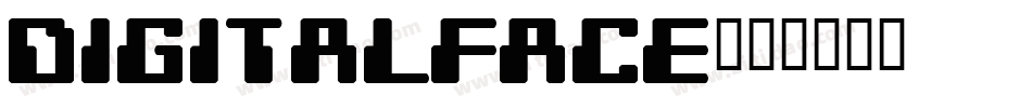 Digitalface字体转换