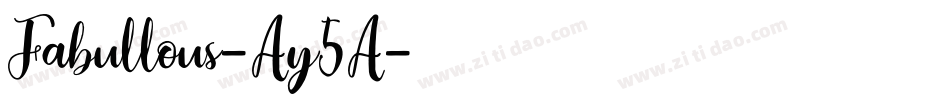 Fabullous-Ay5A字体转换