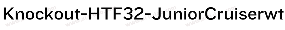 Knockout-HTF32-JuniorCruiserwt字体转换