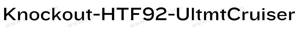 Knockout-HTF92-UltmtCruiserwt字体转换