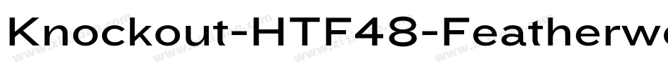 Knockout-HTF48-Featherweight字体转换