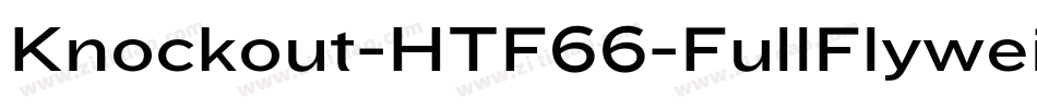 Knockout-HTF66-FullFlyweight字体转换
