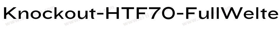 Knockout-HTF70-FullWelterwt字体转换