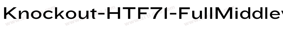 Knockout-HTF71-FullMiddlewt字体转换