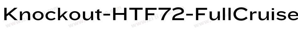 Knockout-HTF72-FullCruiserwt字体转换