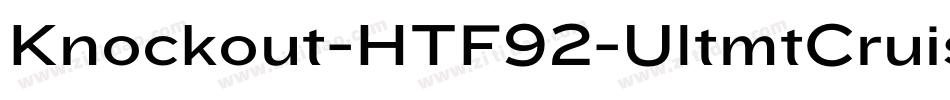 Knockout-HTF92-UltmtCruiserwt字体转换