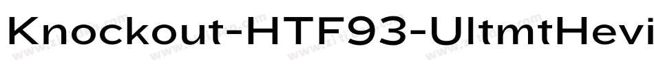 Knockout-HTF93-UltmtHeviwt字体转换