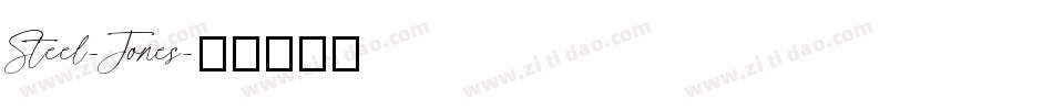 Steel-Jones字体转换