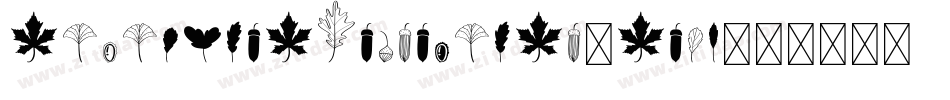 AutumnLeavesRegular-AeZD字体转换