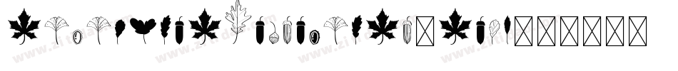 AutumnLeavesRegular-AeZD字体转换