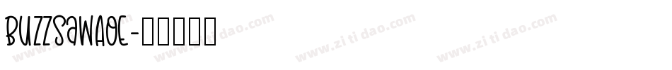 BuzzSawAOE字体转换