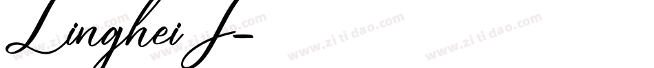 LingheiJ字体转换