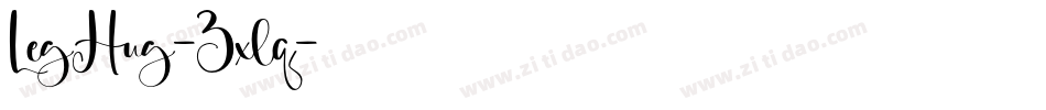 LegHug-Zxlq字体转换