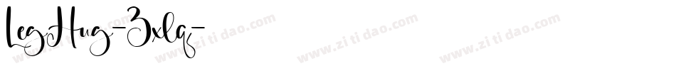 LegHug-Zxlq字体转换