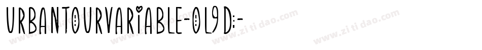 UrbanTourVariable-Ol9d字体转换