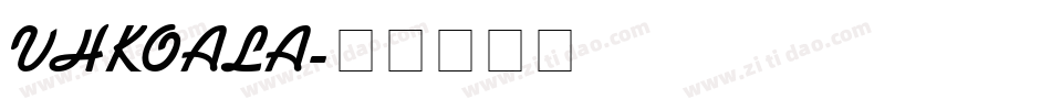 VHKOALA字体转换
