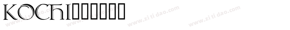 Kochi字体转换
