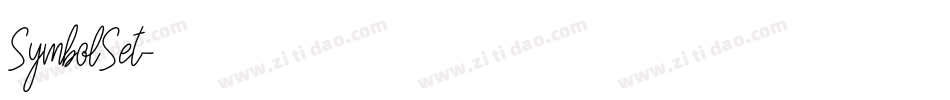 SymbolSet字体转换