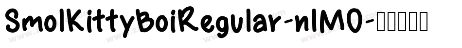 SmolKittyBoiRegular-nlMO字体转换