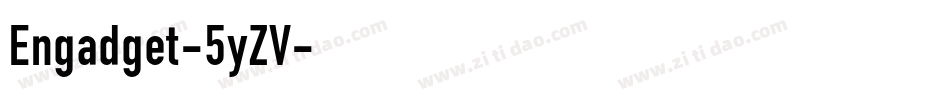 Engadget-5yZV字体转换