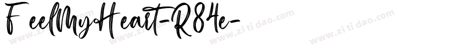 FeelMyHeart-R84e字体转换