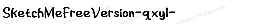 SketchMeFreeVersion-qxyl字体转换