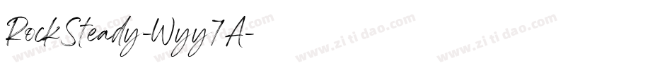 RockSteady-Wyy7A字体转换