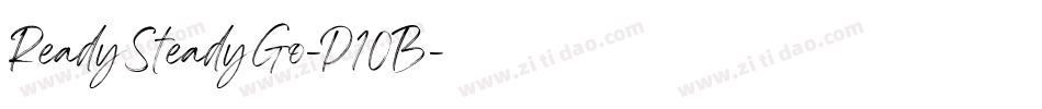 ReadySteadyGo-P10B字体转换