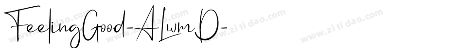 FeelingGood-ALwmD字体转换