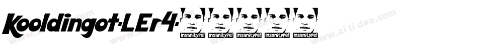 Kooldingot-LEr4字体转换