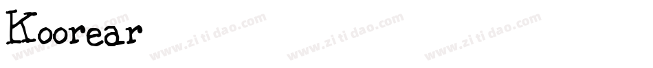 Koorear字体转换