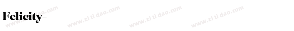 Felicity字体转换