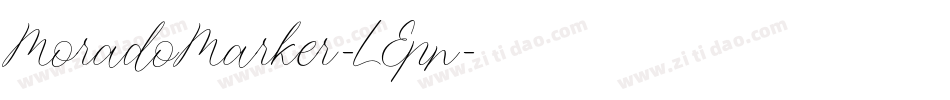 MoradoMarker-LEpn字体转换