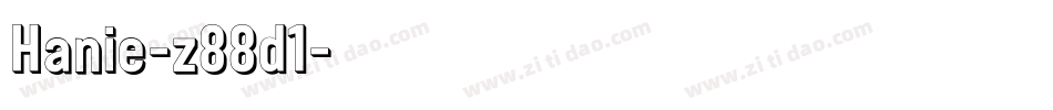 Hanie-z88d1字体转换